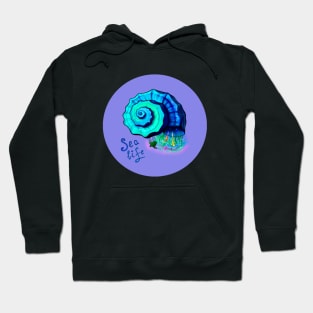 Fish Shell Art Hoodie